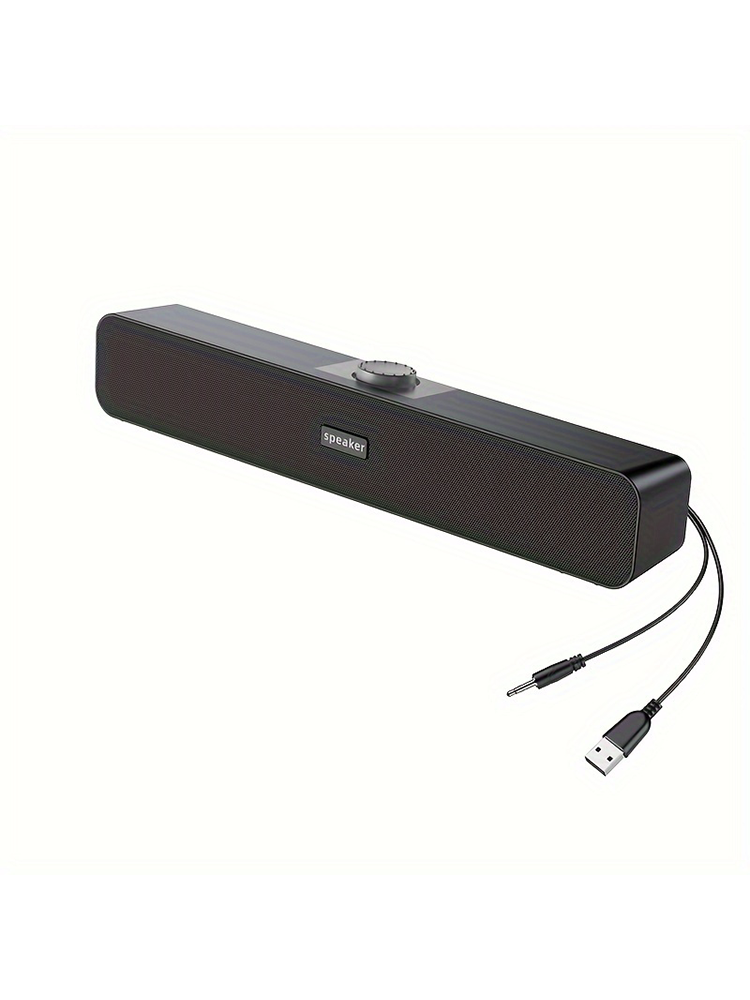 Computer Speaker, Bedrade Usb Desktop Speaker, Stereo Usb Aangedreven Mini Soundbar Voor Pc Tablet Desktop Laptop Mp3 Mac Air/Pro: Default Title