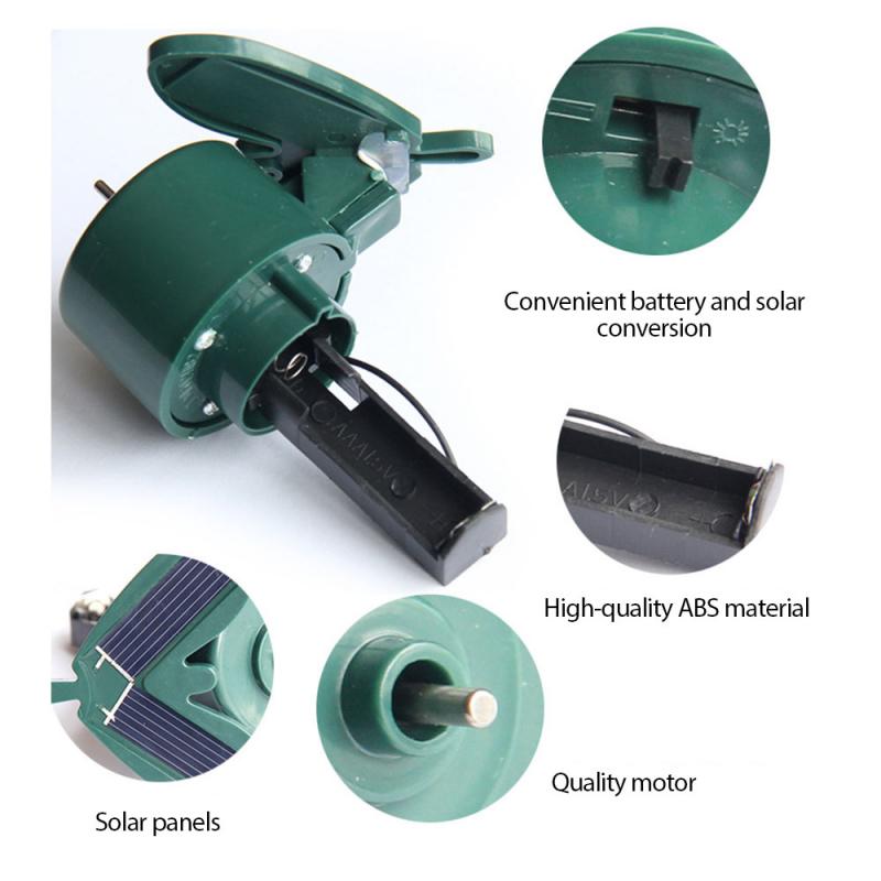 Solar Powered Flying Butterfly Beautiful Vibration Solar Power Dancing Flying Fluttering Butterflies Hummingbird Garden Decor