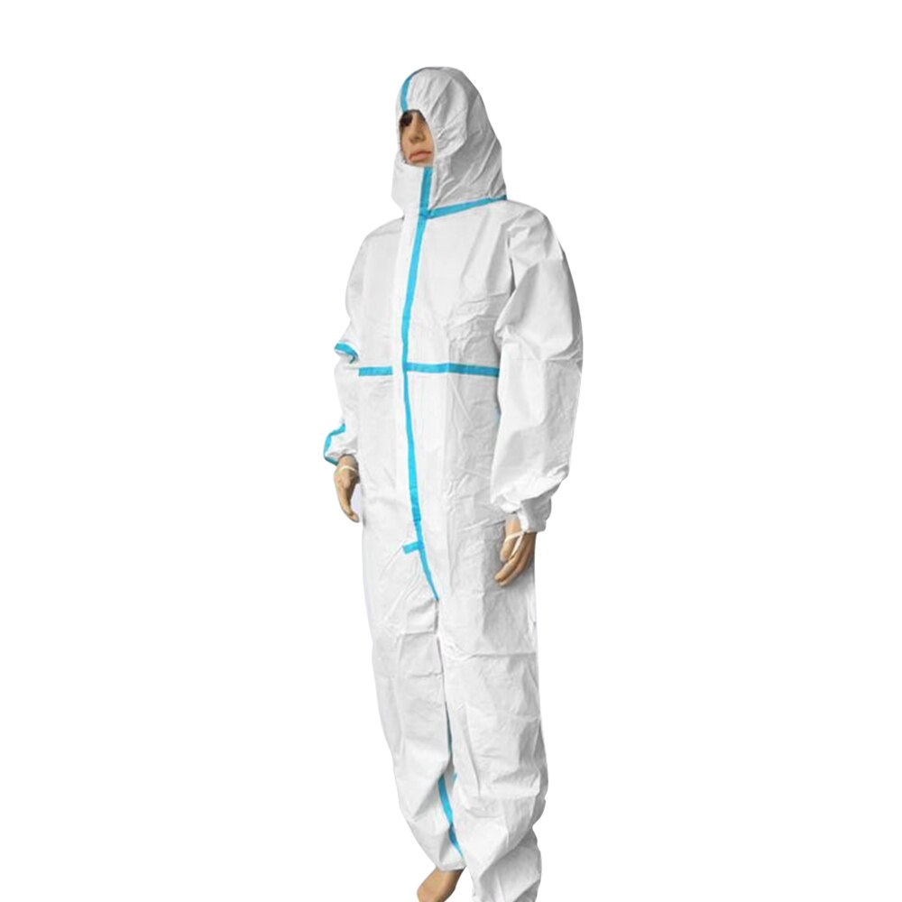 Professionele Hooded Beschermende Kleding Antibacteriële Beschermende Pak Chemische Beschermende Stofdicht Kleding Gezondheid Bescherming