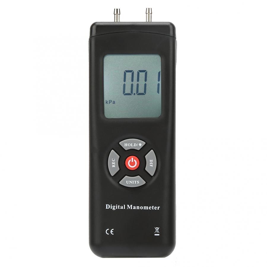Pressure Gauge TL100 Digital Differential Pressure Gauge Handheld Differential Pressure Gauge Vacuum Gauge