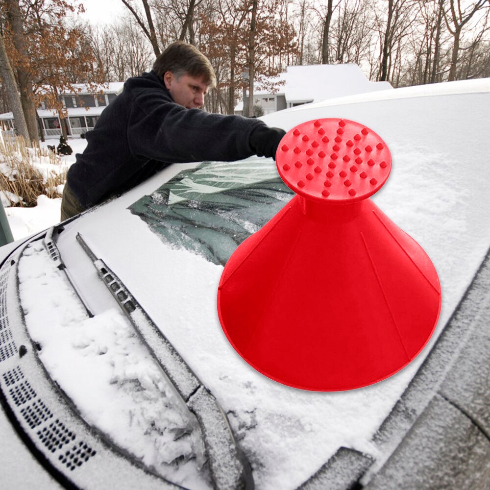 Magic Cone-Shaped Windshield Ice Scraper Snow Becomes A Funnel Windshield Ice Shovel Snow Shovel Tool Funnel