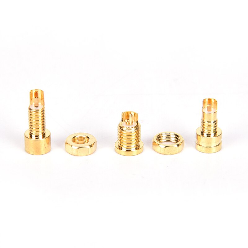 MMCX Weibliche Kupfer Jack Lot Draht Stecker PCB montieren Stift IE800 DIY Audio- Stecker Adapter Anschlüsse