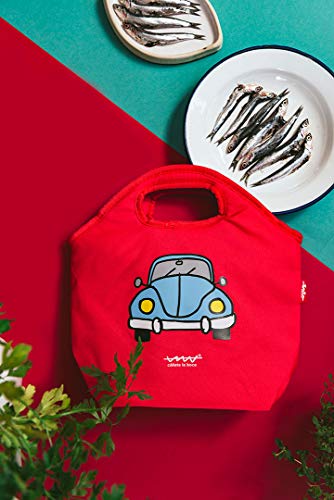 Jata Hogar HPOR7000 Bolsa térmica Termosellada JATA, RPET Plástico Reciclado, Rojo, Pequeño