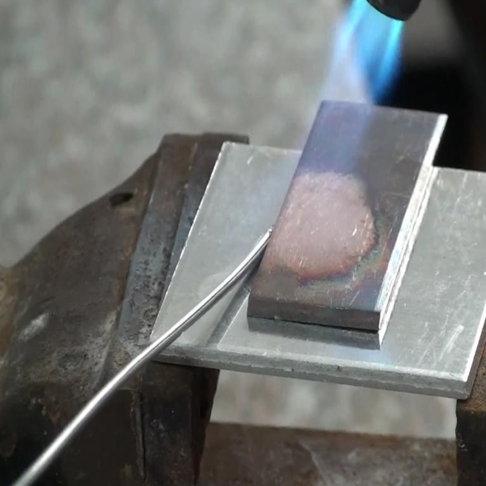 2mm låg temperatur aluminium svetstråd med flussmedelskärna stav aluminiumlegering svetsning stavar  we53 låg temperatur lödning tråd reparation