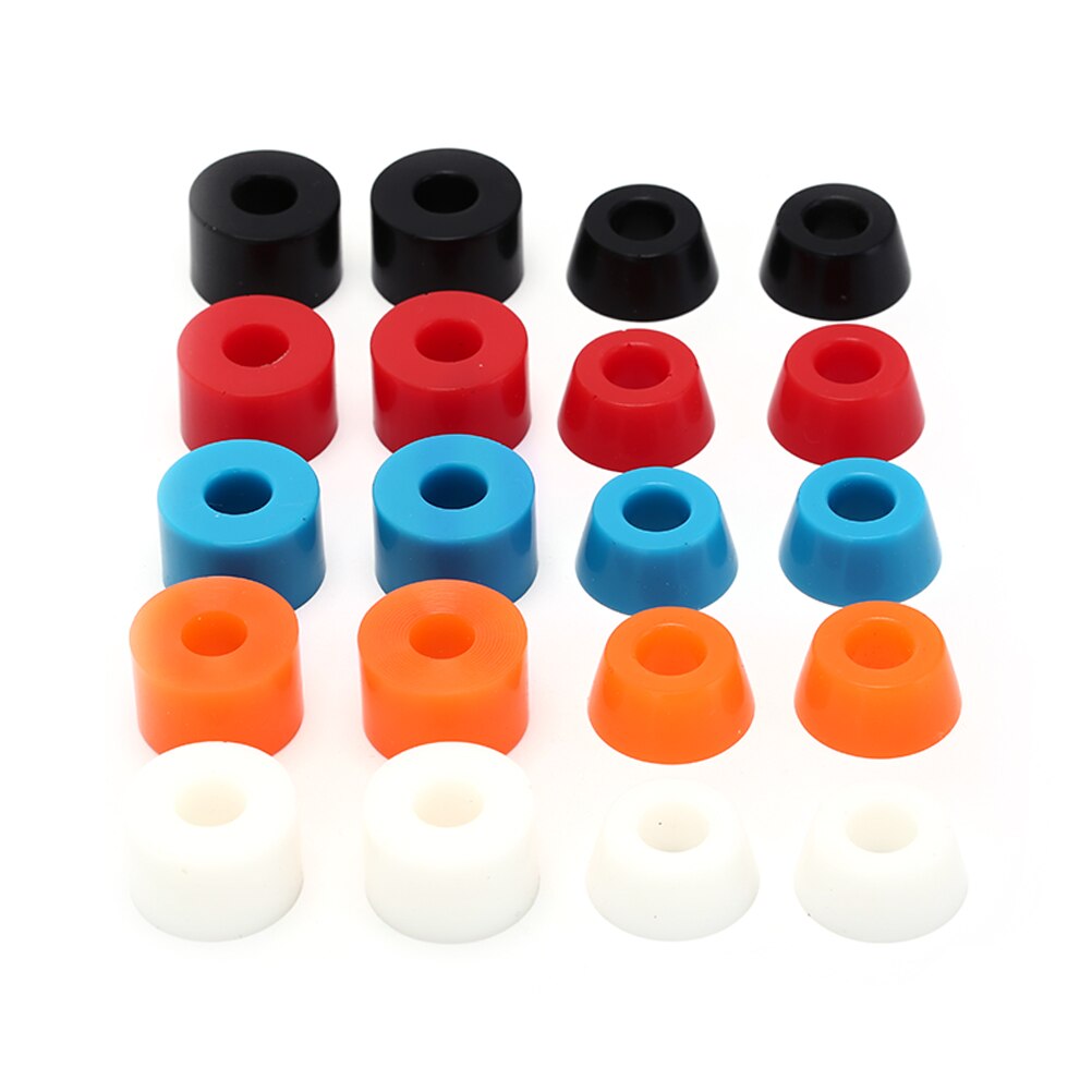 4X Skate Rodas de Caminhão Eixo Bucha Buchas Scooter PU Almofada Dança Longboard Skate Acessórios À Prova de Choque