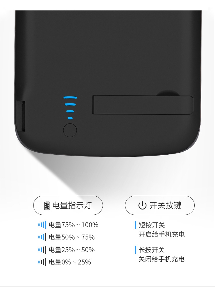 10000mAh batterijhoes voor Huawei P40/P40 Pro/P30/P30 Pro Draagbare oplader met hoge capaciteit Slanke beschermhoes met snel opladen