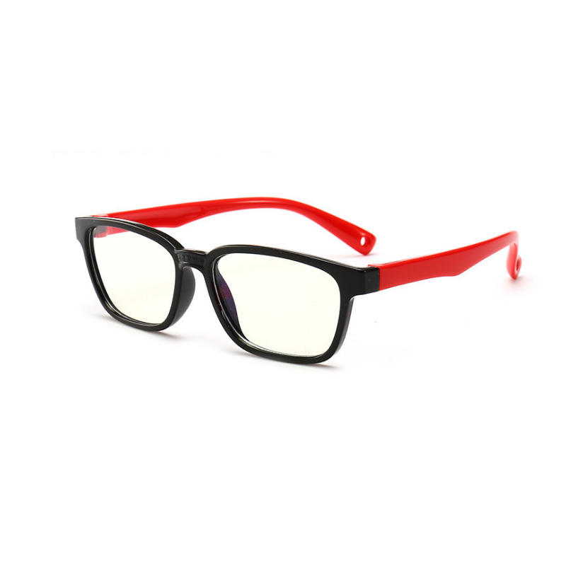 Blue Light Glasses Children Blocking Computer Eyeglasses Kids Girls Transparent TR90 Soft Silicone Frame UV400: C5