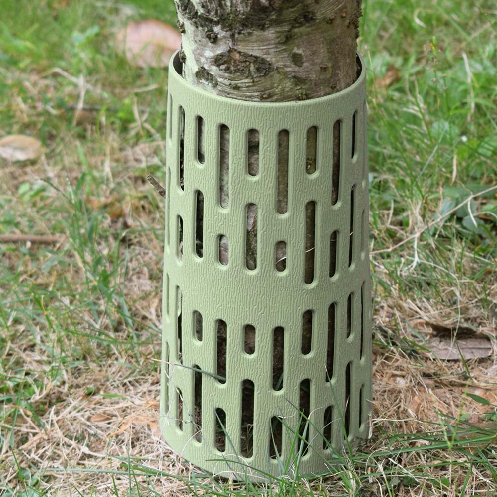 Useful Tree Trunk Protector Portable Lightweight Sapling Fence Adjustable Bark Protector for Outdoor Bark Protector