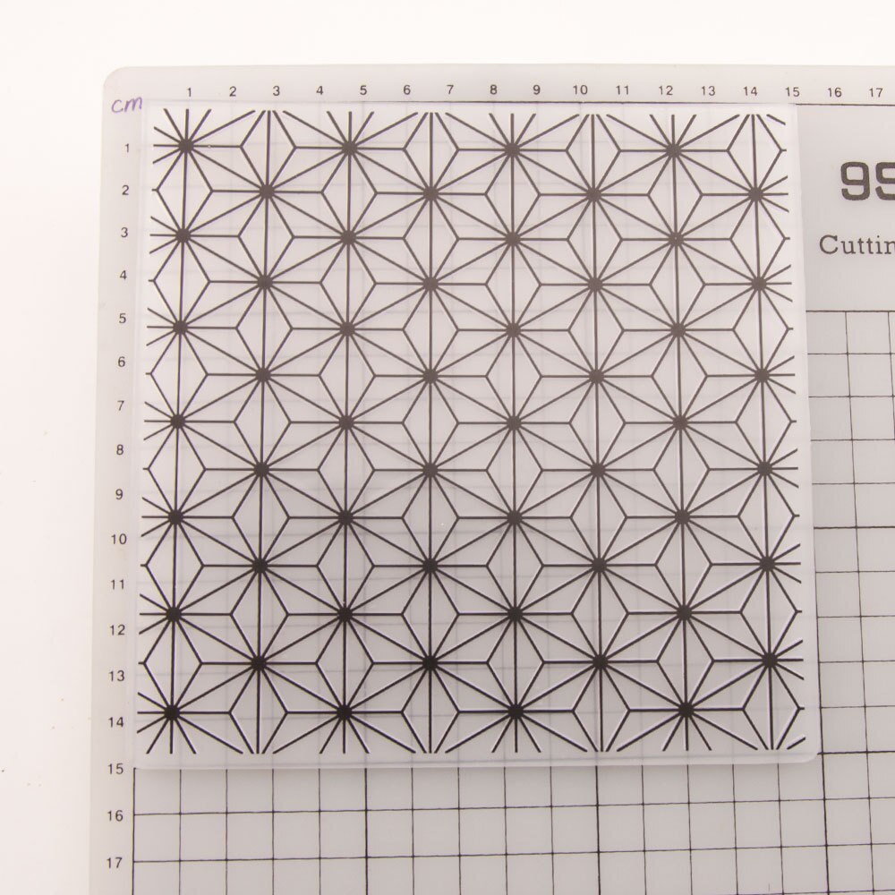 Diamond Embossing Folder for Card Making Plastic Scrapbooking Photo Album Card Paper DIY Craft Decoration Template Mold EM198