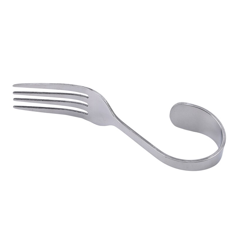 empuñadura curva redondo cuchara punta cuchara Tenedor de ensalada postre cucharillas accesorios de cocina