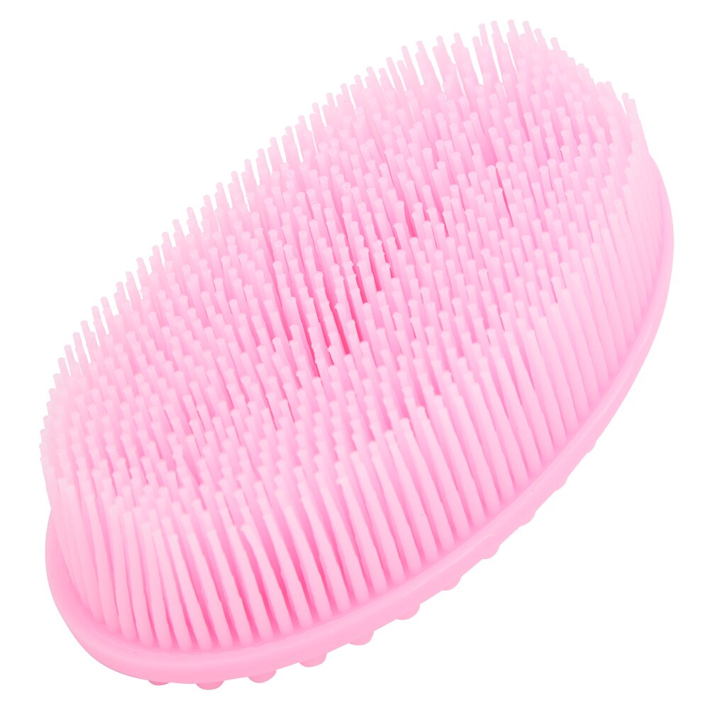 Exfoliërende siliconen badborstel, reinigingsborstel, babyshampooborstel, gezichtsscrub, zachte badborstel voor lichaamshaar
