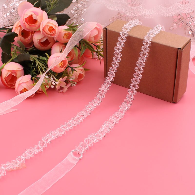 Crystal Riem Jurk Diner Gordel Bridal Trouwjurk Riem