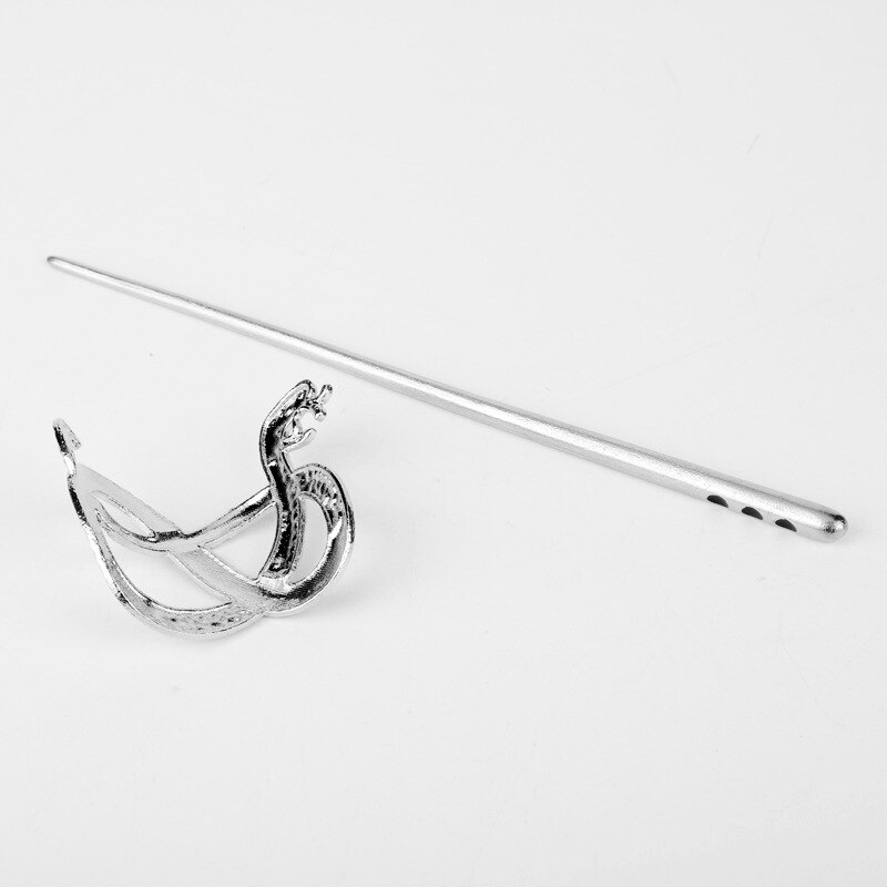 Schlange förmigen Jahrgang Haarnadel und Haarnadel Jahrgang Silber Ebene Haar Zubehör Haarnadel retro Haar Stifte KäFeige Femme Schmuck