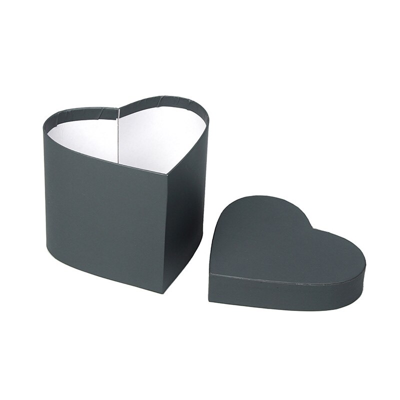 Florist Hat Boxes Red Heart Shaped Candy Boxes Bucket Box Packaging Boxes Party Valentine's Day Flowers Living Vase: 2