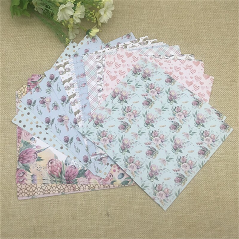 24 sheet 6"X6" Everything is sound the flower patterned paper Scrapbooking paper pack handmade craft paper craft Background pad