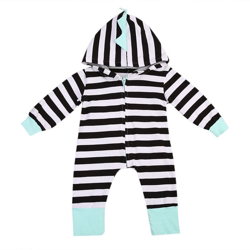 Pudcoco Neueste Ankünfte Heißer Infant Kleinkind Baby Mädchen jungen Gestreiften Schöne Kleidung Babys Overall-spielanzug Beiläufige Outfits