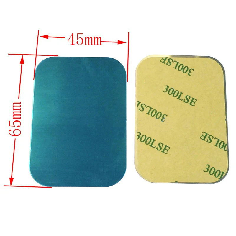 10pcs 10mm 15mm 20mm 25mm 30mm 35mm 40mm Metal Plate disk iron sheet for Magnet Mobile Phone Holder: Transparent