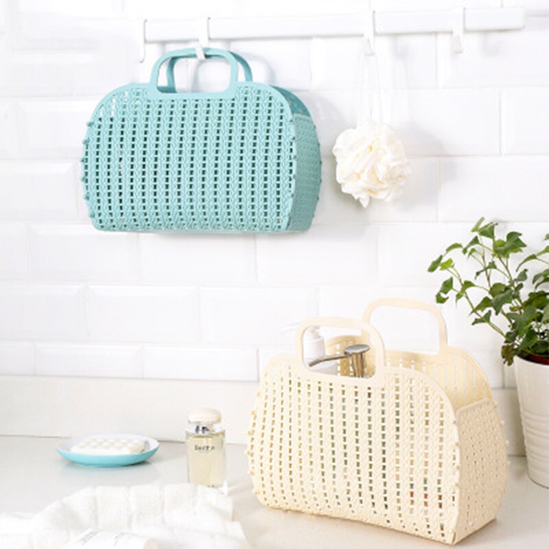 Mode Vouwen Opslag Mand Colorfulplastic Draagbare Keuken Badkamer Bad Mand Badkamer Accessoires Organisatoren