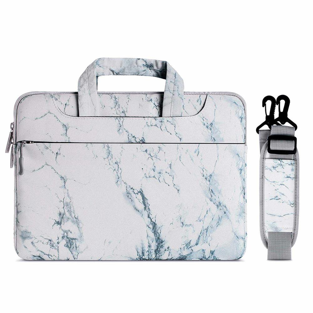 Mosiso laptoptas voor macbook dell hp asus acer lenovo 13.3 14 15 15.6 inch notebooktas voor macbook pro 13 15 sleeve case: Witte kleur / Voor macbook  a1989