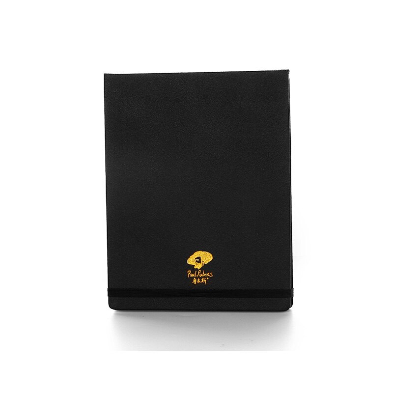 Paul Rubens-Cuaderno de acuarela portátil, libreta artística de viaje, cubierta de cuero, 300g, algodón, grano fino, 20 hojas: 64K / Black