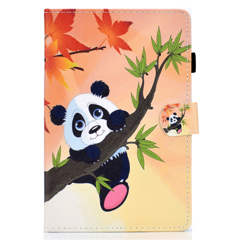 For Samsung Galaxy Tab E 9.6 inch SM T560 Case Monkey Cat Painted Tablet for Funda Samsung Galaxy Tab E T561 Cover Kids SM-T560: panda