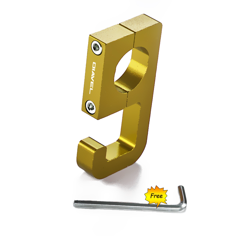 Voor Ducati Diavel Xdiavel S Diavel 1260 1200 Motorfiets Bagage Helm Haak Aluminium Mount Houder Haak Hanger: Donkergrijs