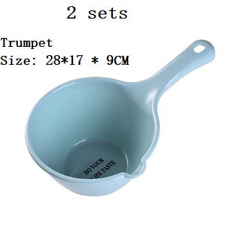 2 Stuks Dikke Water Scoop Keuken Lange Handvat Water Lepel Baden Water Scoop Kinderen Baby Bad Scoop Scoop Water Scoop.: Trumpet