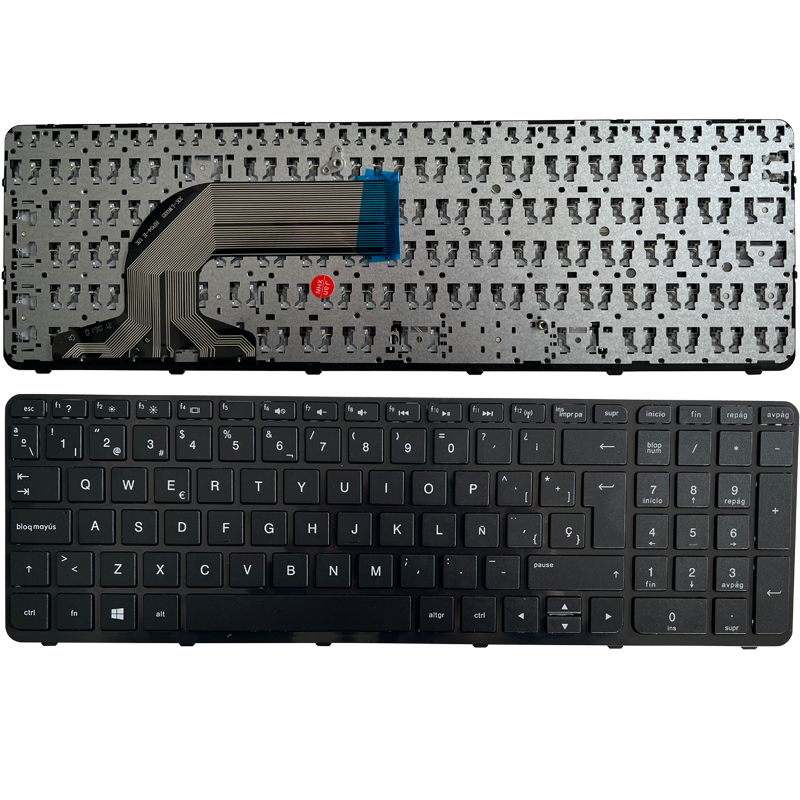 Spanish laptop Keyboard FOR HP pavilion 250 G2 G3 256 G2 G3 15-E 15-N 15T 15E keyboard with frame