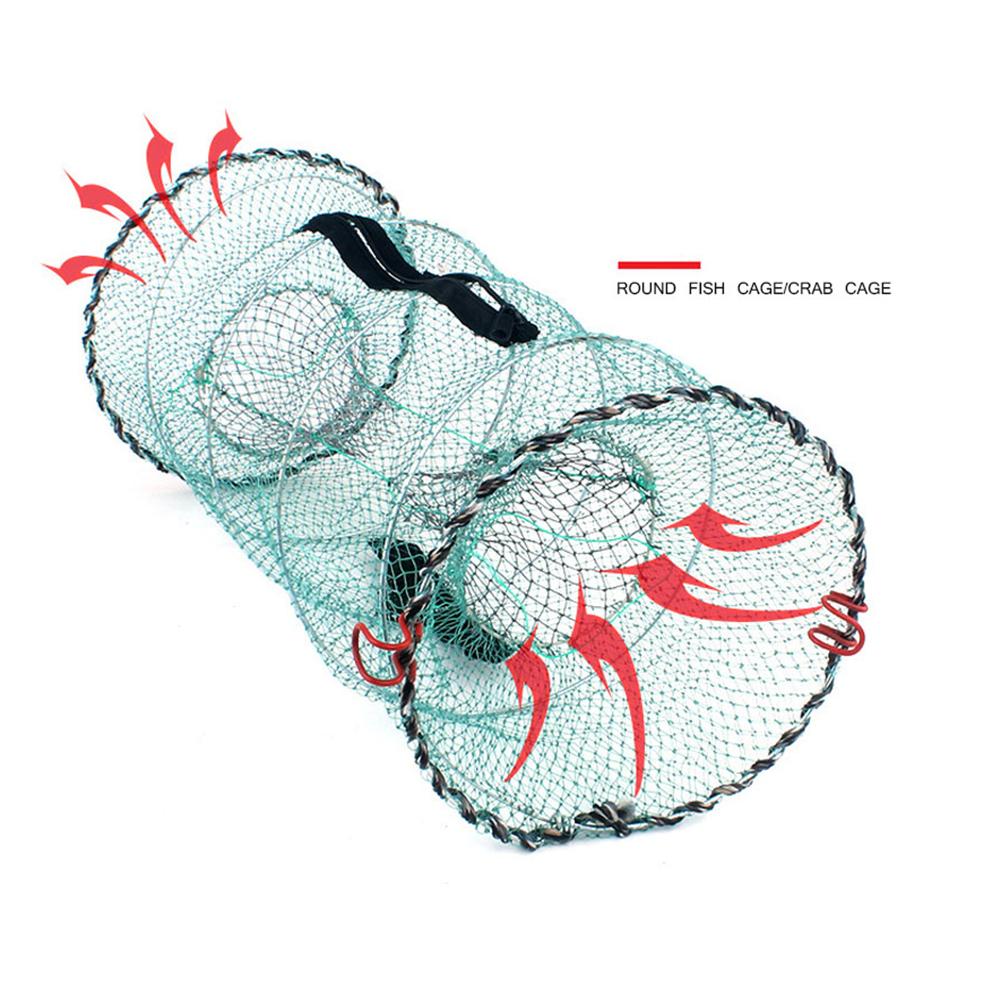 4 warstwy automatyczny składany przynęta na ryby pułapka krab Internet Crawdad krewetki Strzebla klatka