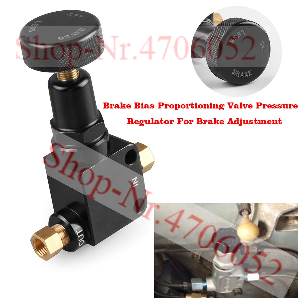 Brake Bias Proportioning Valve Pressure Regulator For Brake Adjustment