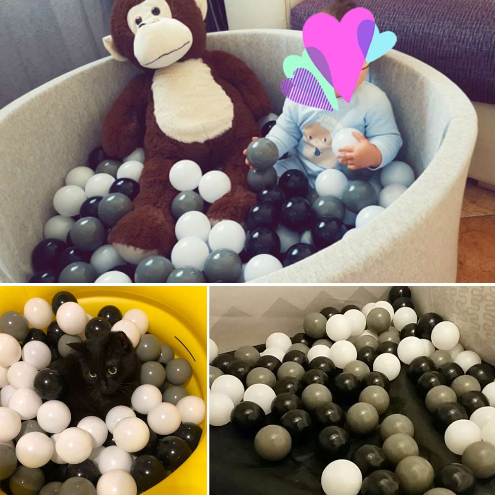 400 stuks/partij zachte milieuvriendelijke plastic water zwembad oceaan golf bal zwemmen ballenbakken baby grappig speelgoed stress luchtbal buitenspeelgoed