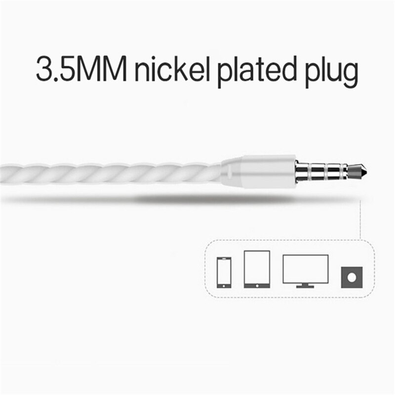 Cuffie cablata Auricolare E18 volume Regolabile mettere in pausa/giocare a per Huawei xiaomi Honor 3.5 millimetri auricolari Auricolare a filo per smartphone