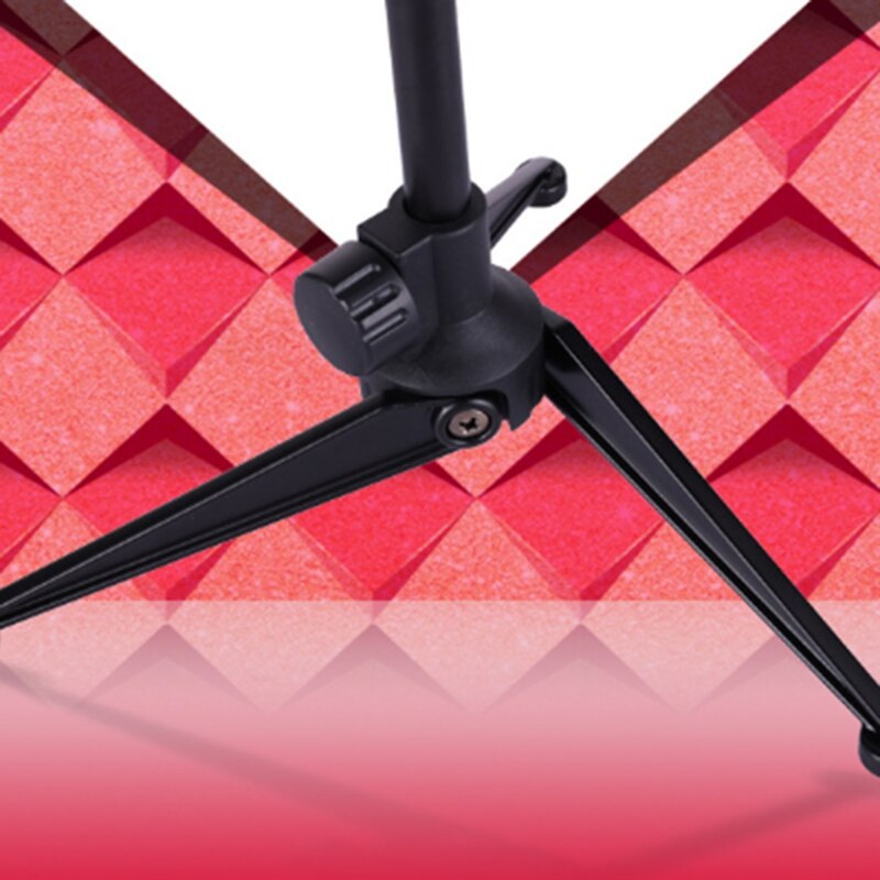 2Pcs with Clamp Desktop Holder Table Tripod Mount Lightweight Bracket Practical Adjustable Portable Microphone Stand