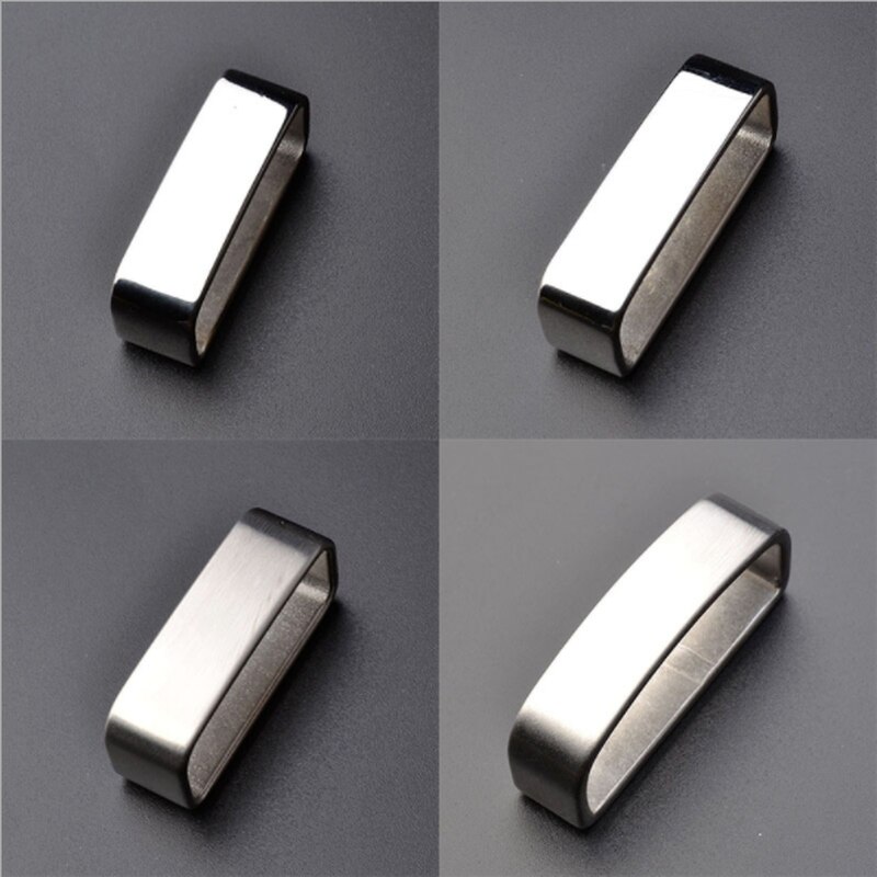 35mm/40mm DIY Edelstahl Gürtel Schleifen männer lässig Leder Handwerk Hardware- Metall Gürtel Schleifen NäHenne Kunst Handwerk