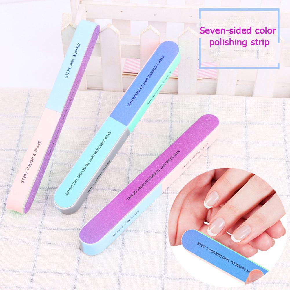 Six-Sided Nail Polishing File Printing Nail Sanding Tool Buffer