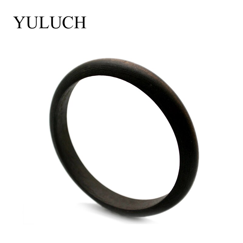 Yuluch diy artesanal de madeira natural simples pulseiras pulseira de madeira jóias grandes pulseiras para mulher
