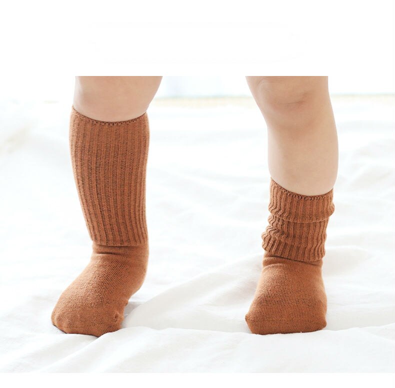 Imcute Baby Jongens Winter Sokken Cartoon Beer Kids Lente Herfst Katoen Geribbelde Houden Warme Vloer Anti-Slip Meisjes sokken
