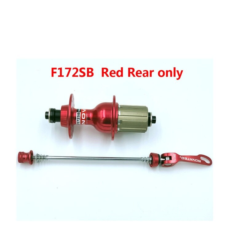Novatec Hub A171SB/F172SB Road Bicycle Hub Front 20H/Rear 24H Quick Release Bike Hub Disc 4 bearing used for 8-9-10-11-12 speeds