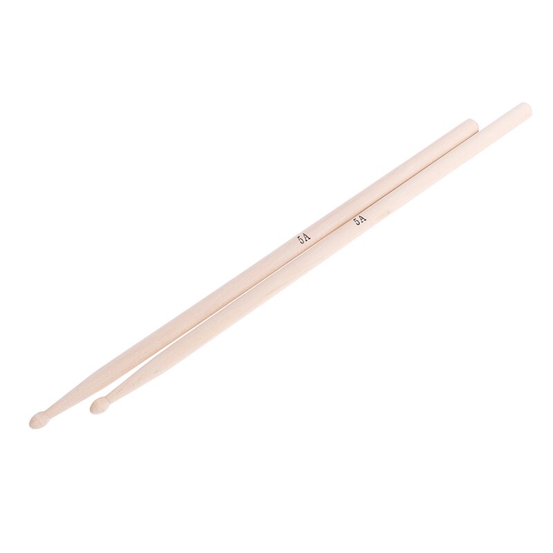 1 par de palillos de tambor de madera de arce de banda Musical 5 a instrumentos musicales