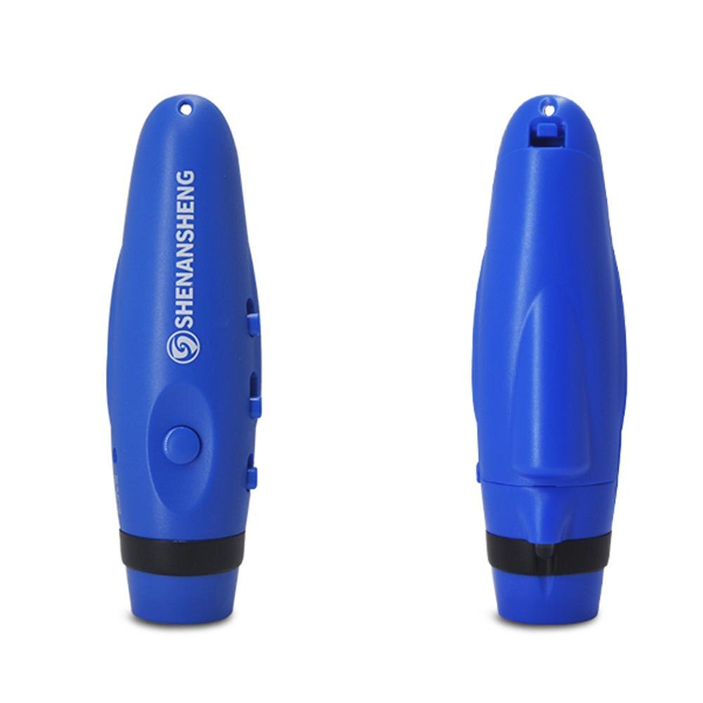 Electronic Whistle Rechargeable Outdoor Training Traffic Command 3 Tone High-decibel Safety Whistle: blue