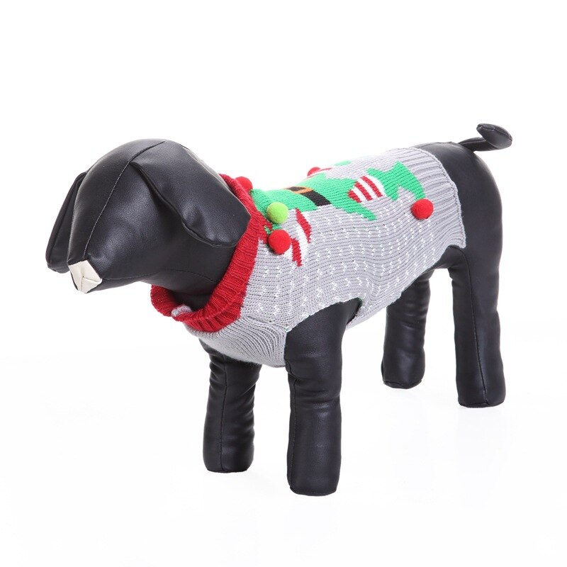 Jul kæledyr hundetøj til små store hunde xmas hvalp stor hundetrøje til fransk bulldog yorkies hunde kæledyr tøj pullover