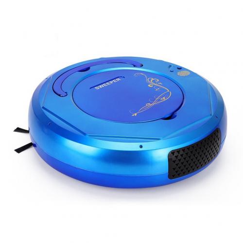 Clever Auto Wiederaufladbare Trocken Nass Mopp Kehr Roboter Hause Boden Staubsauger Haushalts Reinigung: Blau