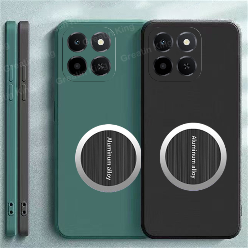 For Honor X6C NIC-LX1 NIC-LX2 NIC-LX3 X6 4G 5G X6s X6B Plus X7b X8b Phone Case Cover With Magnetic Metal Adhesive Sticker