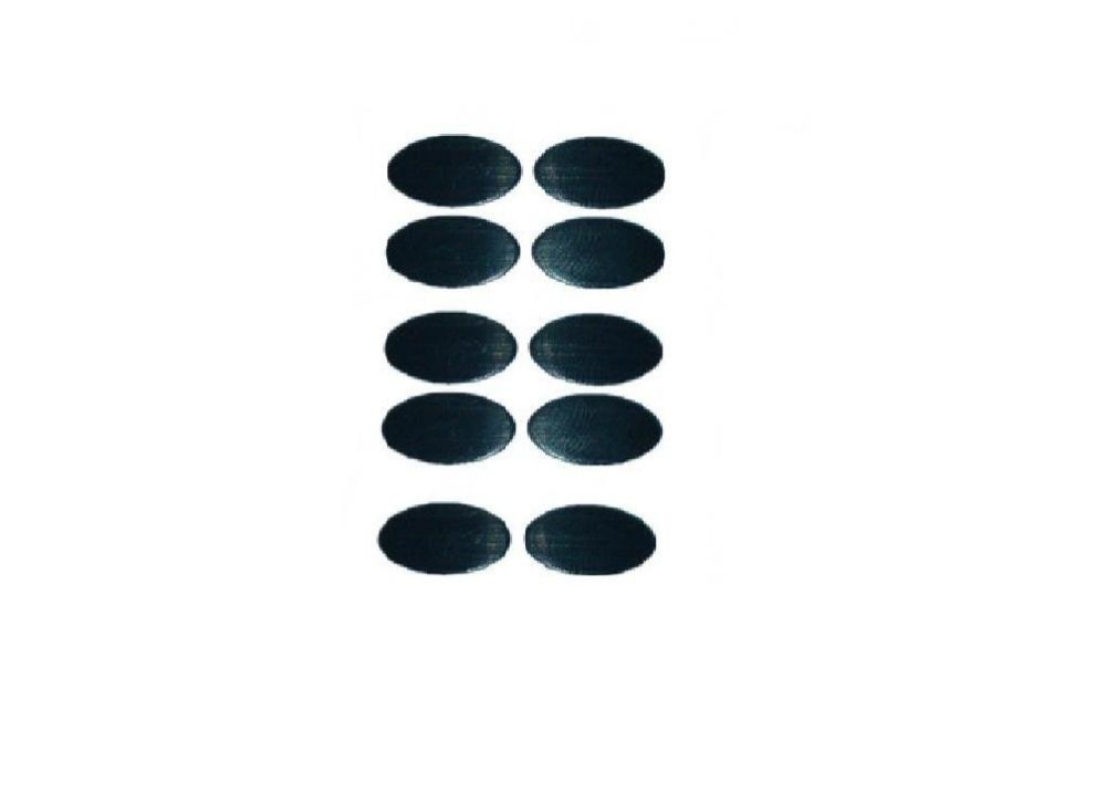10 pçs mouse skatez/mouse pés para logitech mx500, mx510, mx518, 700, 900 (2 conjuntos de pés de substituição)