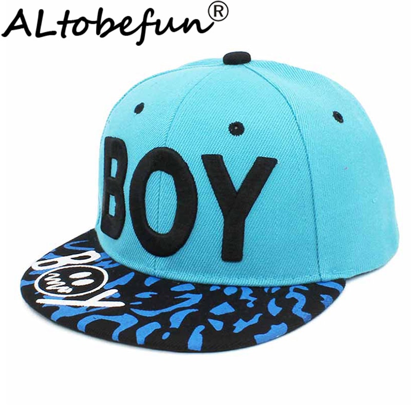 ALTOBEFUN-Gorra Snapback para niño de 3 a 8 años, gorra de béisbol ajustable, Hip Hop, CC904