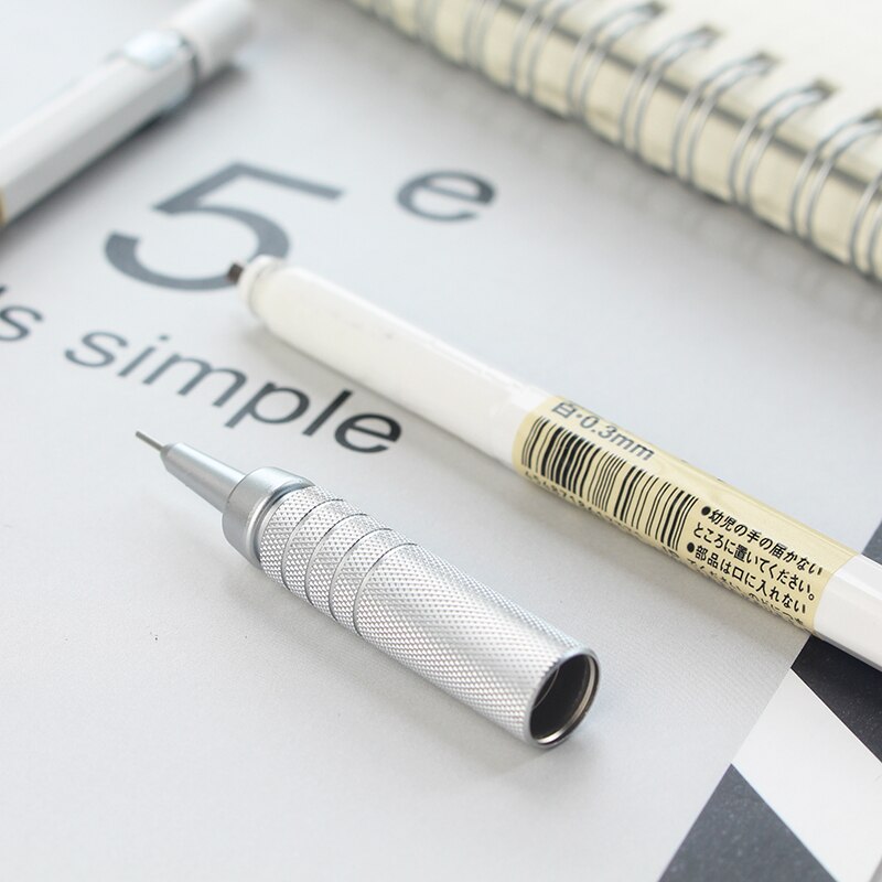 1PC MUJI Mechanische Bleistift Niedrigen Schwerpunkt 0,3 0,5 MM Automatische Bleistifte Blei Büro Schule Liefert Schreibwaren