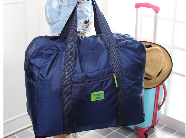 Mode Opvouwbare Oxford Cube Reistas Waterdicht Grote Capaciteit Unisex Bagage Duurzaam Kleding Sorteren Organiseer Bag