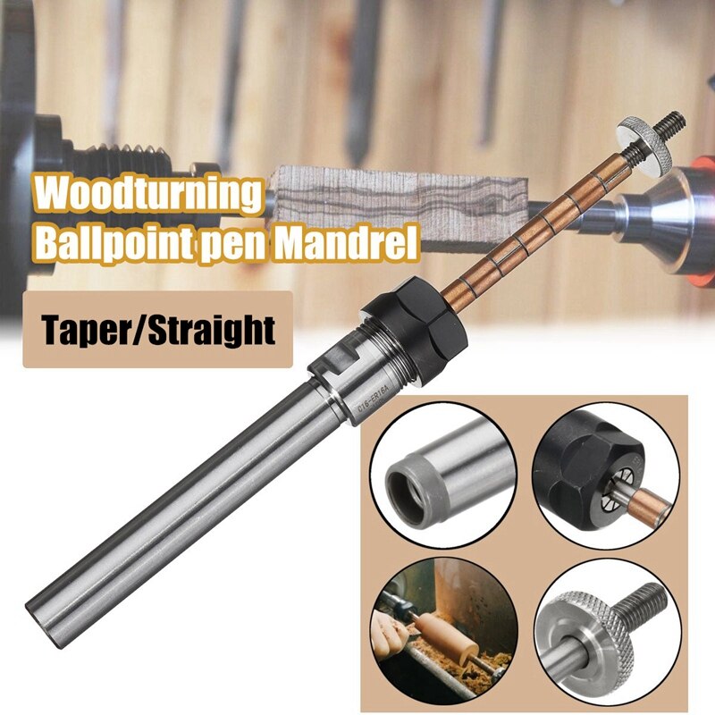 Rotary'S Top Lathe Machine Revolving Centre Wood Turning Ballpoint Pen Mandrel-Taper Shank