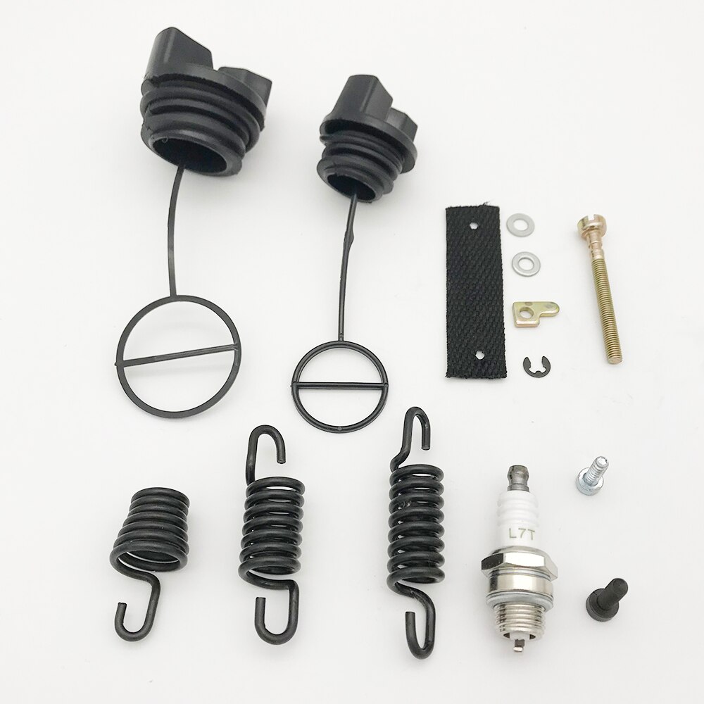 AV tampon choc ressort ensemble pour Partner 350 351 réservoir de mazout bouchon chaîne ajusteur tronçonneuse pièces outils électriques