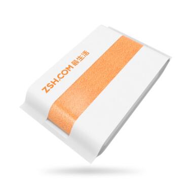 Youpin zsh badetuch waschlappen baumwollhandtuch junger strand 700mm *1400 mm handtuch waschlappen antibakteriell wasserabsorbierend handtücher: Orange
